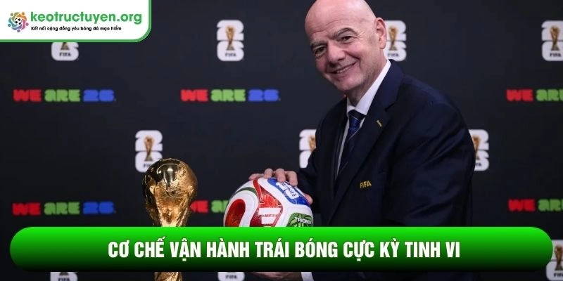 Cơ chế vận hành trái bóng cực kỳ tinh vi